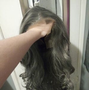 Gray lace front wig NEW